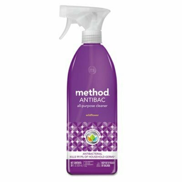 Method Method, Antibac All-Purpose Cleaner, Wildflower, 28 Oz Spray Bottle 01454EA
